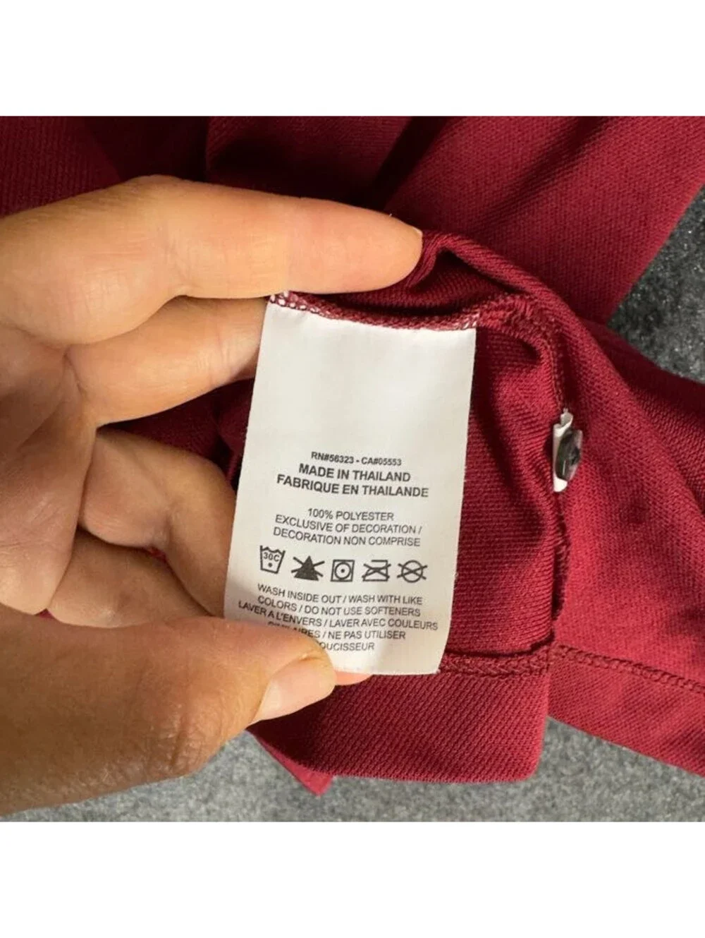 Nike Activewear Polo Shirt Women 2XL Red Button Collared Short Sleeve Dri Fit